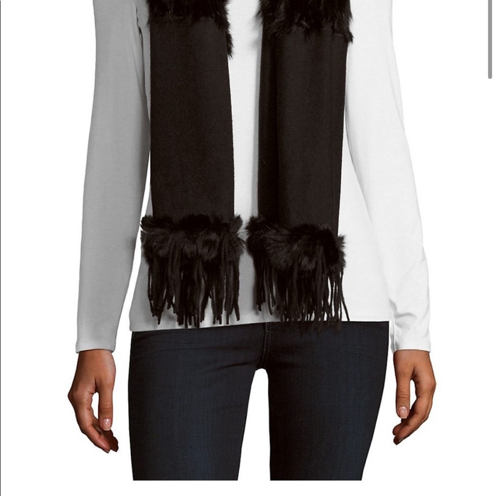 Rabbit Fur & Wool Scarf - La Fiorentina, Italy